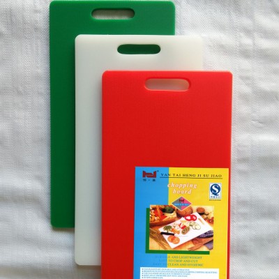 plastic kitchenware cake board plastic rectangular square cuttingboard with handle